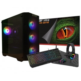 Zone Evil AMD Ryzen 5 4650G/16GB/2 Tb NVMe/Windows 11 Monitor 24 Teclado raton auriculares y alfombriila Ordenador GamingPC