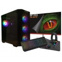 Zone Evil AMD Ryzen 5 4650G/16GB/1 Tb NVMe/Windows 11 Monitor 24'' Teclado raton auriculares y alfombriila Ordenador GamingPC