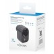 AISENS - AISENS Regleta De Pared Multifuncion Con 1 Toma + 1xUSB-C 20W PD3.0, 1xUSB-A 20W QC3.0, Negro - ASPS-1A1C07-BK