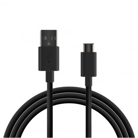 Ksix BXCUC03 1m USB C USB A Macho Macho Negro cable USB