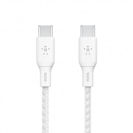 Belkin CAB014bt3MWH cable USB 3 m USB 2.0 USB C Blanco