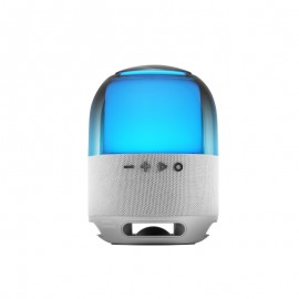 ALTAVOZ BLUETOOTH RGB MS-FLOW 360º BLANCO MARS GAMING