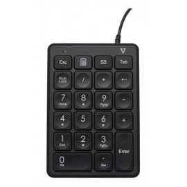 V7 Teclado numérico con cable USB KP350 de - 22 teclas