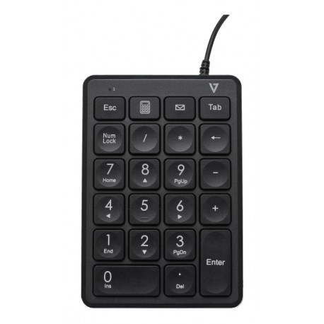 V7 Teclado numérico con cable USB KP350 de - 22 teclas