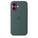 Apple Funda de silicona con MagSafe para el iPhone 16 - Verde lago - myy83zm/a