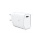 Ksix Cargador de red 20 W, Power Delivery, Carga rápida, Puerto USB-C, Blanco - bxcdc20pd