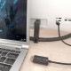 AISENS Cable Conversor Bidireccional USB-C A DISPLAYPORT 8K@60Hz, USB-C/M-DP/M, Negro, 1.8m - A109-0879