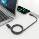 AISENS Cable USB4 Gen3x2 Aluminio 40Gbps 8K@60Hz 5A 48V 240W E-Mark, Tipo USB-C/M-USB-C/M, Negro, 1.5m - A156-0868