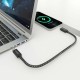 AISENS Cable USB4 Gen3x2 Aluminio 40Gbps 8K@60Hz 5A 48V 240W E-Mark, Tipo USB-C/M-USB-C/M, Negro, 1.0m - A156-0867