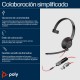 POLY - POLY Auriculares Blackwire 5210 monaural USB-C + conector de 3,5 mm + adaptador USB-C/A - 8X230AA