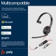 POLY - POLY Auriculares Blackwire 5210 monaural USB-C + conector de 3,5 mm + adaptador USB-C/A - 8X230AA