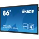 IIYAMA - iiyama PROLITE TE8614MIS-B2AG Pantalla plana para señalización digital 2,17 m