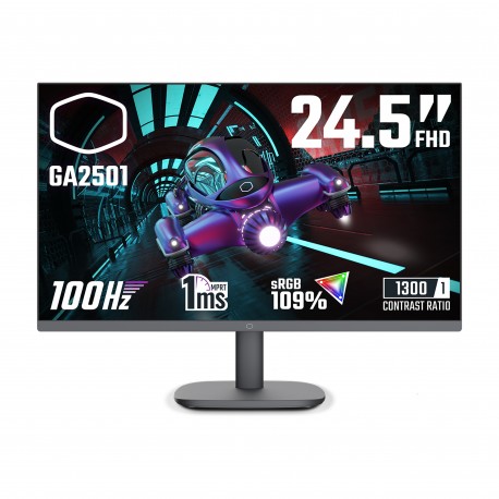 COOLER MASTER - Cooler Master Gaming GA2501 LED display 62,2 cm (24.5'') 1920 x 1080 Pixeles Full HD Negro - cmi-ga2501-eu