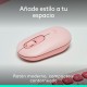 Logitech POP Mouse, ratón inalámbrico Bluetooth compacto y portátil