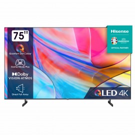 Hisense 75A79KQ Televisor 190,5 cm (75'') 4K Ultra HD Smart TV Wifi Antracita 250 cd / m²