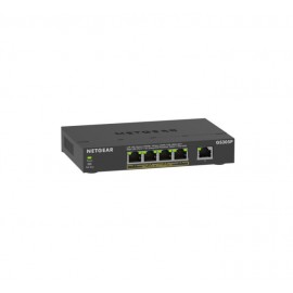 NETGEAR - GS305Pv3 No administrado Gigabit Ethernet (10/100/1000) Energía sobre Ethernet (PoE) Negro