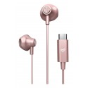 Energy Sistem EasyPods Auriculares Alámbrico Dentro de oído Música/uso diario USB Tipo C Oro rosa