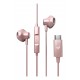 Energy Sistem EasyPods Auriculares Alámbrico Dentro de oído Música/uso diario USB Tipo C Oro rosa