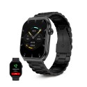 Ksix Smartwatch Olympo, Pantalla AMOLED 1,96'', 2 correas, Aut. 5 días, Modos deporte y salud, Llamadas, Asistentes voz, Negro