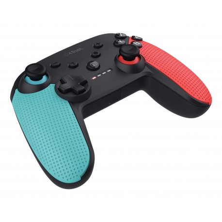 TRUST - Trust GXT 1246B Muta Negro, Azul, Rojo Bluetooth Gamepad Nintendo Switch, Nintendo Switch Lite - 25427