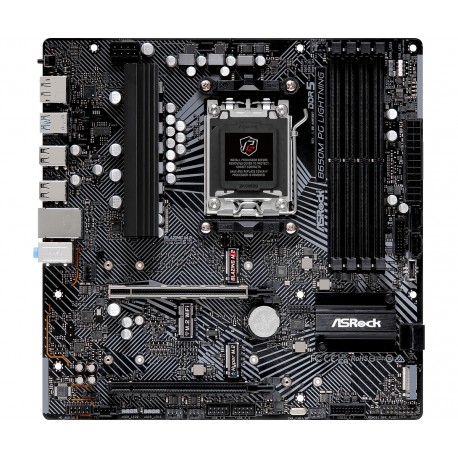 ASROCK - Asrock B650M PG Lightning AMD B650 Zócalo AM5 micro ATX - 90-mxbmv0-a0uayz