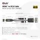 CLUB3D CAC-1712 adaptador de cable de vídeo 2 m VGA (D-Sub) + 3,5mm HDMI + Micro-USB Negro