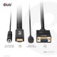 CLUB3D CAC-1712 adaptador de cable de vídeo 2 m VGA (D-Sub) + 3,5mm HDMI + Micro-USB Negro