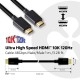 CLUB3D Cable Ultra High Speed HDMI™2.1 10K 120Hz 48Gbps M/M 1 metro cable HDMI