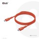 CLUB3D Cable certificado USB2 tipo C bidireccional USB-IF Datos 480 Mb, PD 240 W (48 V/5 A) EPR M/M 1 m/3,23 pies