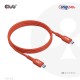 CLUB3D Cable certificado USB2 tipo C bidireccional USB-IF Datos 480 Mb, PD 240 W (48 V/5 A) EPR M/M 1 m/3,23 pies