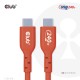 CLUB3D Cable certificado USB2 tipo C bidireccional USB-IF Datos 480 Mb, PD 240 W (48 V/5 A) EPR M/M 1 m/3,23 pies