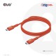 CLUB3D Cable certificado USB2 tipo C bidireccional USB-IF Datos 480 Mb, PD 240 W (48 V/5 A) EPR M/M 1 m/3,23 pies