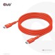 CLUB3D CAC-1573 cable USB USB4 Gen 2x2 2 m USB C Rojo