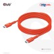 CLUB3D CAC-1573 cable USB USB4 Gen 2x2 2 m USB C Rojo