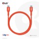 CLUB3D CAC-1573 cable USB USB4 Gen 2x2 2 m USB C Rojo