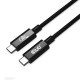 CLUB3D CAC-1575 cable USB USB4 Gen 2x2 2 m USB C Negro