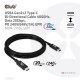 CLUB3D CAC-1575 cable USB USB4 Gen 2x2 2 m USB C Negro