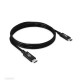 CLUB3D CAC-1576 cable USB USB4 Gen 3x2 1 m USB C Negro