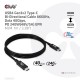 CLUB3D CAC-1576 cable USB USB4 Gen 3x2 1 m USB C Negro