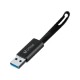 ADAPTADOR UNICO DE TIPO C A USB A CE. NEGRO