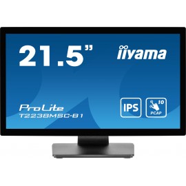 iiyama ProLite T2238MSC-B1 pantalla para PC 54,6 cm (21.5'') 1920 x 1080 Pixeles Full HD LED Pantalla táctil Negro