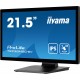 iiyama ProLite T2238MSC-B1 pantalla para PC 54,6 cm (21.5'') 1920 x 1080 Pixeles Full HD LED Pantalla táctil Negro