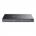 TP-Link Omada SG3452XMPP switch Gestionado L2+ Gigabit Ethernet (10/100/1000) Energía sobre Ethernet (PoE) 1U Negro