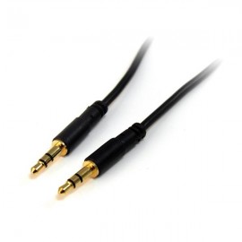 StarTech.com Cable de Audio Estéreo de 3,5mm Delgado de 1,8m - Cable de Audio Minijack