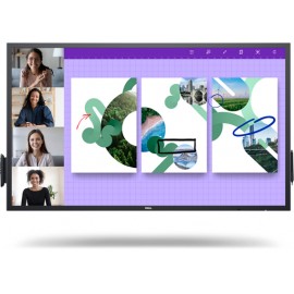 DELL P5524QT Panel plano interactivo 139,7 cm (55'') LCD 350 cd / m² 4K Ultra HD Negro Pantalla táctil