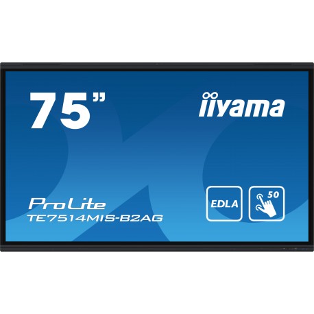 iiyama PROLITE TE7514MIS-B2AG Pantalla plana para señalización digital 190,5 cm (75'')