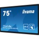 iiyama PROLITE TE7514MIS-B2AG Pantalla plana para señalización digital 190,5 cm (75'')