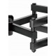 Gembird WM-80ST-03 soporte para TV 2,03 m (80'') Negro