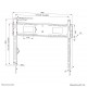 Neomounts soporte de pared para televisor de gran peso