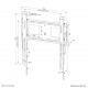 Neomounts soporte de pared para televisor de gran peso